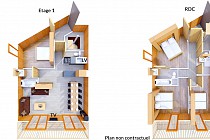Les Balcons de Val Thorens Spa 3-kamer apt. + mezzanine voor max. 8 pers. map